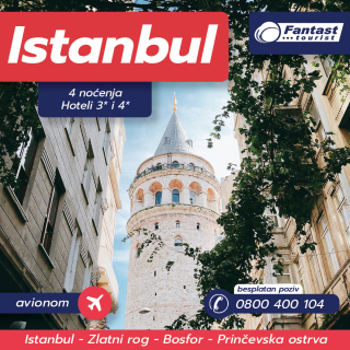 Istanbul AVION, 4 noćenja