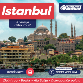 Istanbul autobusom, 3 noćenja