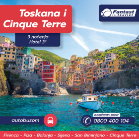 Toskana i Cinque Terre 3 noćenja