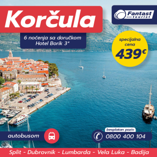 Korčula letovanje, 6 noćenja