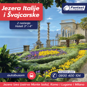 Divna Jezera Italije i Švajcarske, 2 noćenja